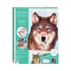 Crystal Creations Mini Wolf In Snow CC-9