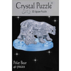 Crystal Puzzle Polar Bear 2 Polar Bears (40Pc) 90160