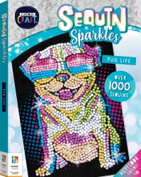 Curious Craft Sequin Sparkles Pug Life CC-18