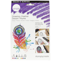 Daler Rowney Σετ Ζωγραφικής Feather Drawing 16τμχ