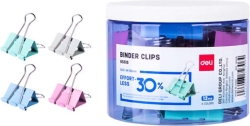 Deli Μεταλλικές Πιάστρες Κλιπ 50mm Σετ 12τμχ E8551S