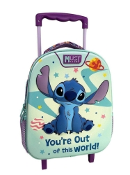 Diakakis imports Σχολική Τσάντα Τρόλεϊ Νηπίου Disney Stitch 2 Θήκες 000565073