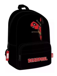 Diakakis Τσαντα Πλατης 29Χ17Χ41Εκ 1 Κεντρικη Θηκη Deadpool Red Logo