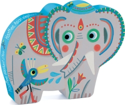 Djeco Puzzle 24pcs Elephant 07208