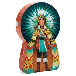 Djeco Puzzle 36 pieces Indian 4+ years old 42x30x6 07224