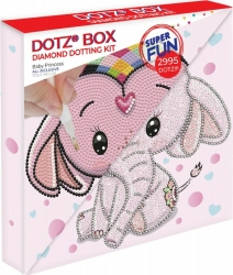 Dotz Box Κάδρο 22χ22 εκατοστά Baby Princess DBX.015