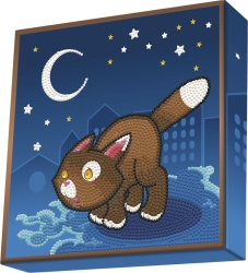 Dotz Box Κάδρο 22x22cm Fearless Cat DBX.013