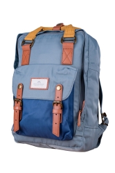 Doughnut Macaroon Τσάντα Πλάτης E21 Series Washed Denim x Lake D010E21-180065-F