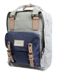 Doughnut Macaroon Τσάντα Πλάτης Jungle Series Light Grey-Navy D010JG-0769-F