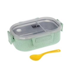 EcoLife Lunch Box With Divider 0.9 Liter Light Green 33-BO-9074
