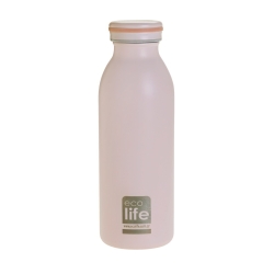 EcoLife Παγούρι Θερμός 450ml Pastel Pink 33-BO-3046