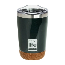 EcoLife Κούπα Θερμός Για Καφέ 370ml Σκούρο Πράσινο 33-BO-4104