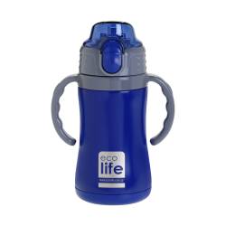 EcoLife Θερμός Παιδικό Μεταλλικό 300ml Navy Blue 33-BO-2990