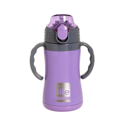 EcoLife Θερμός Παιδικό Μεταλλικό 300ml Λιλά 33-BO-2993