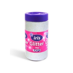 Efo Χρυσόσκονη iris 100 γραμμάρια Άσπρο 301150