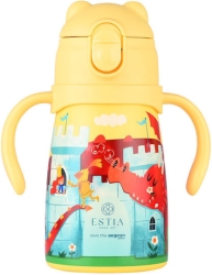 Estia Bubble Bottle Παιδικό Παγούρι Θερμός Dragon /Pop-Up Καπάκι Non Spill Fortress Dragon 300ml