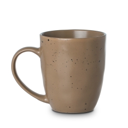 Estia Earth Dot Κούπα από Πορσελάνη Καφέ 440ml