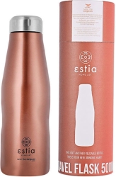 Estia Save the Aegean Μπουκάλι Θερμός Ροζ 500ml 01-7836-1