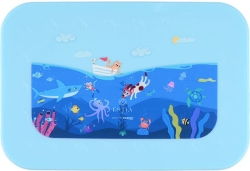 Estia Save The Aegean Πλαστικό Παιδικό Δοχείο Φαγητού 0.9lt Ocean Play 19.1 x 13 x 5εκ.