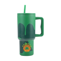 Estia Straw Tumbler XL Θερμός Ανοξείδωτο BPA Free 900ml Panathinaikos BC Edition