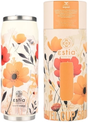 Estia Travel Cup Ανακυκλώσιμο Ποτήρι Θερμός Ανοξείδωτο 500ml Summer reverie με Καλαμάκι