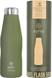 Estia Travel Flask Ανακυκλώσιμο Μπουκάλι Θερμός Ανοξείδωτο BPA Free 500ml Forest Spirit