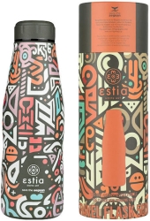 Estia Travel Flask Save Aegean Μπουκάλι Θερμός Ανοξείδωτο BPA Free Geovivid 500ml 01-22082