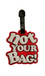 Ετικέτα Βαλίτσας Not Your Bag Κόκκινη