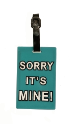 Ετικέτα Βαλίτσας Sorry It's Mine Τιρκουάζ