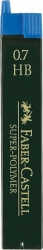 Faber-Castell 12 Μύτες Μολυβιού Super Polymer Πάχους 0.7mm Τύπου HB