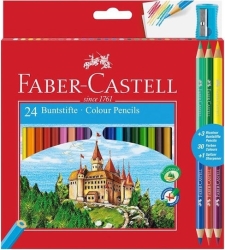 Faber-Castell Buntstifte Ξυλομπογιά + Ξύστρα