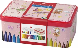 Faber-Castell Connector Μαρκαδόροι Ζωγραφικής Λεπτοί Σετ 33τμχ