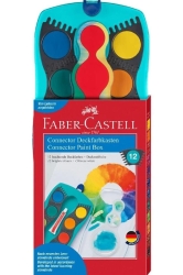 Faber Castell Connector Νερομπογιές 12χρ Τιρκουάζ 125003