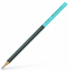 Faber-Castell Grip 2001 Μολύβι HB Μαύρο-Τιρκουάζ 517012