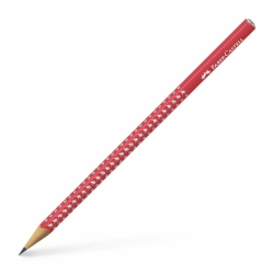 Faber Castell Μολύβι Grip Sparkle Κόκκινο 118240