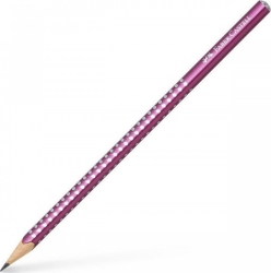 Faber Castell Μολύβι Grip Sparkle Μπορντό 118215