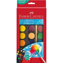 Faber Castell Νερομπογιές 21χρ 125027