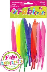 Fabi Φτερά Χειροτεχνίας 10-14cm 10τμχ Διάφορα Χρώματα 130420