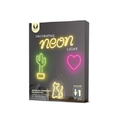 Forever Led Wall Light Pink Cat FLNE04
