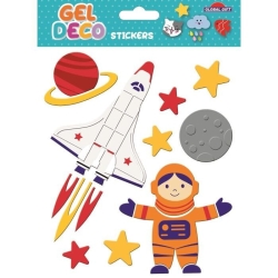 Global Gift Sticker Gel Deco Αστροναύτης 13x17cm 320520
