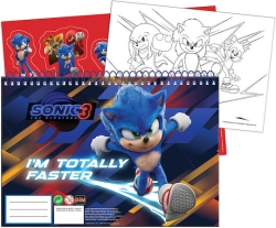 Gim Μπλοκ Ζωγρ.23X33 40Φ+Stic.Sonic 3 The Hedgehog
