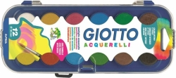 Giotto Acquerelli Σετ Νερομπογιές 30mm 12χρ 351200