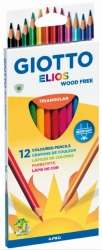 Giotto Elios Ξυλομπογιές Wood-Free 12 Τεμάχια 275800