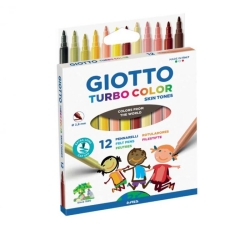 Giotto Turbo Μαρκαδόροι Color Skin Tones 12 τεμάχια 526900