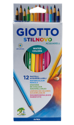 Giotto Stilnovo Ξυλομπογιές  Ακουαρέλλας 12τμχ