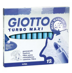 Giotto Turbo Maxi Μαρκαδόρος Χοντρός Γαλάζιος 456028