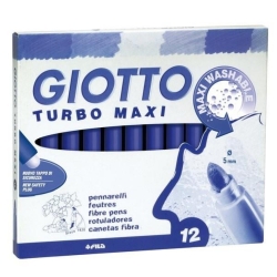 Giotto Turbo Maxi Μαρκαδόρος Χοντρός Μπλε Σκούρο 456032