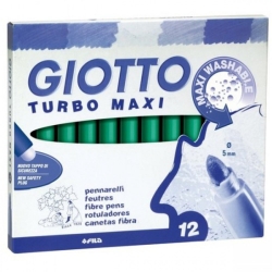 Giotto Turbo Maxi Μαρκαδόρος Χοντρός Πράσινος 456020