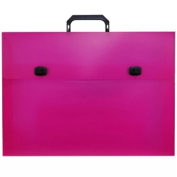 Groovy Τσάντα Σχεδίου PP Με 2 Κλιπ 32x43x5cm (Ακουαρέλα Νο.4) Fluo Pink 0.32.091