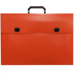 Groovy Τσάντα Σχεδίου PP Με 2 Κλιπ 32x43x5cm (Ακουαρέλα Νο.4) Πορτοκαλί 0.32.091
